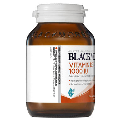Blackmores Vitamin D3 1000Iu 200 Capsules