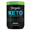Orgain Keto PlantBased Protein Powder Vanilla Keto Friendly Organic Vegan Gluten Organic Prebiotic Fiber 0.97 Pound Keto Collagen Protein Powder with MCT Oil Chocolate 0.88 Pound