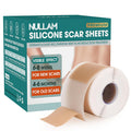 Silicone Scar Sheets, Silicone Scar Tape(1.6"X 158"), Scar Tape For Scar Removal Treatment, Reusable Silicone Scar Strips For Surgical, C-Section, Keloid, Burn, Acne, Surgical Scars