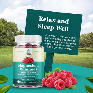 Potent Magnesium Citrate Gummies for Adults 170mg - Calm Magnesium Gummies for Sleep Support Restless Legs Cramps and Muscle Health - Tasty Non GMO Vegan Gummy Vitamin Supplement for Women and Men