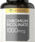 Carlyle Ultra Chromium Picolinate 1000mcg | 360 Tablets | Vegetarian Non-GMO Gluten