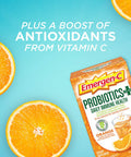 Emergen-C Probiotics+ Vitamin C 250mg (30 Count, Orange Flavor, 1 Month Supply) Daily Immune Health Dietary Supplement Drink Mix, 0.19 Ounce Powder Packets