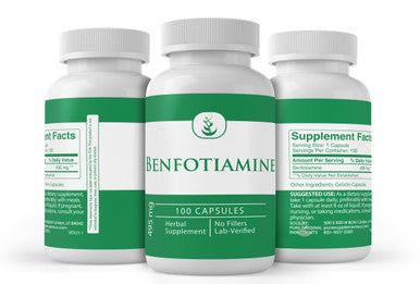 PURE ORIGINAL INGREDIENTS Benfotiamine, (100 Capsules) Always Pure, No Additives Or Fillers, Lab Verified