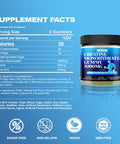 BSSTABBON Creatine Monohydrate Gummies 5000Mg With L-Taurine And Vitamine B12 Per Serving 60 Count