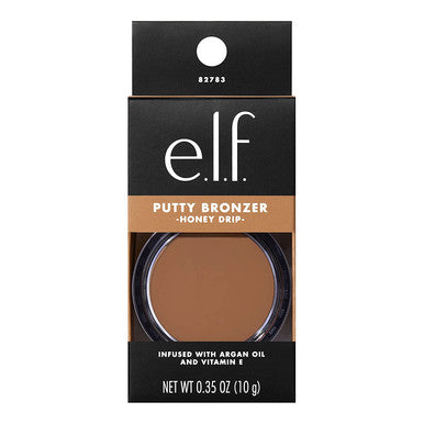 e.l.f. Putty Bronzer Creamy Highly Pigmented Formula Creates a LongLasting Bronzed Glow Infused with Argan Oil Vitamin E Honey Drip 0.35 Oz 10g