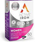 Active Iron Supplement 25mg + Multivitamin for Women Clinically Proven to Increase Energy and Reduce Tiredness Gentle NonConstipating Iron + Women's Multivitamin 30 Capsules + 30 Tablets