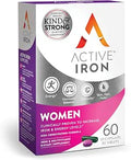 Active Iron Supplement 25mg + Multivitamin for Women Clinically Proven to Increase Energy and Reduce Tiredness Gentle NonConstipating Iron + Women's Multivitamin 30 Capsules + 30 Tablets