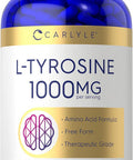 Carlyle L Tyrosine Capsules 1000mg | 300 Count | Therapeutic Grade | for Men and Women | Non-GMO & Gluten Supplement