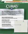 Curad SoothePLUS Gauze Pads with ARM & HAMMER Baking Soda 2" x 2" 25 count White