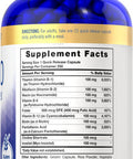 Carlyle B-100 Complex Vitamin | 250 Capsules | Non-Gmo, Gluten Free Supplement