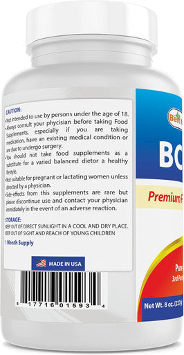 Best Naturals BCAA Powder 8 OZ Branch Chain Amino Acids Pharmaceutical Grade