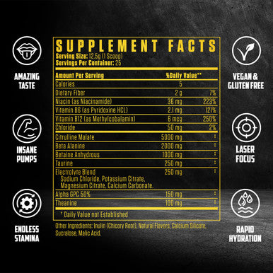 EPN Supplements Hydrapump | #1 New Stim Free Pre Workout Powder W/ Nitric Oxide Booster, Electrolytes & Nootropics | Pumps, Focus, Stamina, Muscle Growth, Hydration, Caffeine Free & Non Stimulant - Cherry Blast