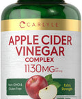 Carlyle Apple Cider Vinegar Capsules | Apple Lean | 200 Pills | Non-Gmo & Gluten Free Supplement | With Diet Plan
