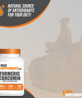 Bulksupplements.Com Turmeric Extract Capsules - Curcumin Supplements, Turmeric Curcumin 1000Mg, Turmeric Supplement - 2 Turmeric Capsules Per Serving, Vegan & Gluten Free, 240 Veg Capsules