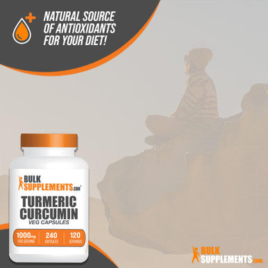 Bulksupplements.Com Turmeric Extract Capsules - Curcumin Supplements, Turmeric Curcumin 1000Mg, Turmeric Supplement - 2 Turmeric Capsules Per Serving, Vegan & Gluten Free, 240 Veg Capsules