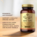 Solgar Vitamin C 500 Mg With Rose Hips - 100 Tablets - Antioxidant & Immune Support - Non-Gmo Vegan Gluten Free Dairy Free Kosher - 100 Servings