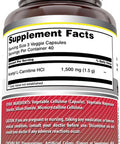 Amazing Nutrition Formulas Acetyl L-Carnitine 1500 Mg Per Serving Veggie Capsules Supplement | Non-GMO | Gluten | Made in USA | Suitable for Vegetarians (120 Count) | Pack of 2
