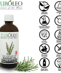 PUROLEO Rosemary Essential Oil, 4 FL OZ/120 ML (Large Bottle) 100% Pure Natural Undiluted, for Aromatherapy (MADE IN CANADA)