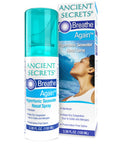 ANCIENT SECRETS Saline Nasal Spray - Breath Again Hypertonic Seawater Nasal Spray, Allergy & Sinus Relief, Nasal Congestion Moisturizer, 3.38 Fl Oz