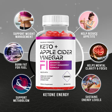 5 Pack F1 Keto Gummies Keto ACV Gummies Apple Cider Vinegar F1 ACV Gummies 300 Gummies