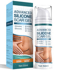 Advanced Scar Cream, Silicone Scar Gel, Treats Old And Scars, Reduces The Appearance Of Scars From, Body, Face, Stretch Marks, Surgical Scar, Keloids, Acne, Burns And More, 1.7 Oz