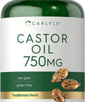 Carlyle Castor Oil 750mg | 200 Softgels | Traditional Herb | Non-GMO, Gluten Free Supplement