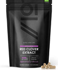 Organic Red Clover Extract 5250mg - for Use During The Menopause - Potent 15:1 Pure Extract - Organic, Non GMO, Gluten , Halal - 60 Vegan Capsules