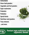 Deva Tuba Prime Vegan Multivitamin Iron- High-Potency Vitamin & Mineral Dietary Supplement Antioxidants, Fruit & Veg Blend, Super Mushrooms, Probiotics, Prebiotics, Seeds, Herbs 90 Tabs 2-Pack