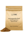 PURE ORIGINAL INGREDIENTS Ashwagandha (1Lb) Natural And Pure, Vegan, Gluten-Free, Lab-Verified