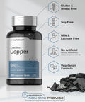 HorbAach Chelated Copper Supplement 6Mg 300 Tablets Essential Trace Mineral Vegetarian, Non-Gmo, Gluten Free