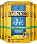 Twinings Lemon & Ginger, Caffeine-Free Herbal Tea Bags, 100 CT Box (1 Pack) | Spicy & Tangy, Ginger, Lemon Peel, Lemongrass, Blackberry Leaves, Soothe Digestion, 100 Foil Lined Individually Wrapped Bags