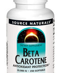 Source s Beta Carotene 25000 iu Antioxidant Protection - Converted By Body To Vitamin A - 250 Softgels