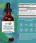 Maryruth Organics Kids Brain Supplements for Memory and Focus USDA Organic Drops with Ginkgo Biloba Rhodiola Root & Licorice Root Focus & Attention Calm Vegan Non-GMO Gluten 30 Servings