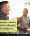 Irwin Naturals Healthy Flow Saw Palmetto With Zinc, Beta Sitosterols, Turmeric, Stinging Nettle & Pumpkin Seed - Promotes Healthy Prostate & Urinary Flow - Antioxidant Support - 60 Liquid Softgels