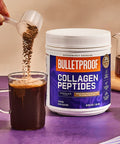 Bulletproof Brain Octane Premium C8 Mct Oil From Non-Gmo Coconuts, 14G Mcts, 16 Fl Oz, Chocolate Collagen Protein Powder With Mct Oil, 19G Protein, 17.6 Oz