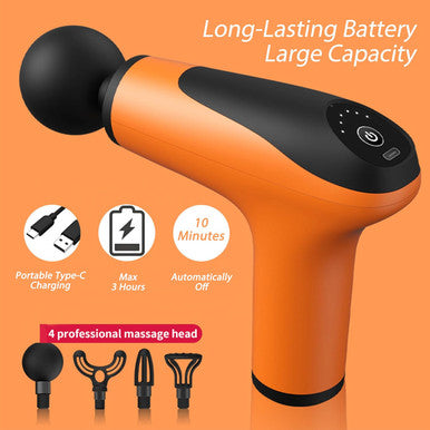 Massage Gun Mini, Massage Gun Deep Tissue, Handheld Muscle Gun, Precussion Massager For Back Pain Relief, Small & Portable & Lightweight, Type-C Charging, Full Body Relax For Men Women Travel