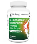 Dr. Berg Glucosamine Chondroitin MSM Turmeric & Boswellia - Advanced Joint Support Supplement with Glucosamine Sulfate 1500mg - 120 Capsules