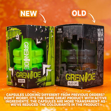 Grenade Black Ops Weight Management Capsules - Pack of 100 Capsules