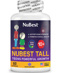 NuBest Tall 10+ - Advanced Growth Formula - Powerful Bone Strength Support - for Children (10+) & Teens Who Drink Milk Daily - Grow Strong and Stay Healthy (Pack of 2)