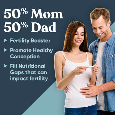 Eu Natural Conception Fertility for Her & Him Bundle - Fertility Supplements Combo for Women & Men Prenatal Vitamins Promote Hormone Balance Cycle Consistency Aid Ovulation 120 Count