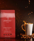 Lifeboost Dark Roast Ground Coffee Non GMO Low Acid Single Origin USDA Organic Dark Roast Coffee Third Party Tested For Mycotoxins and Pesticides 12 Ounces