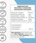 Supersmart SAcetyl Glutathione 300 mg Per Day GSH Tripeptide Antioxidant Protects Against Damage DNA Cells NonGMO Gluten Free 90 Vegetarian Capsules