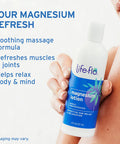 Life-flo Magnesium Lotion w/Concentrated Magnesium Chloride | Calms & Rejuvenates Muscles & Mind | Vanilla Scent (8 oz, Vanilla)