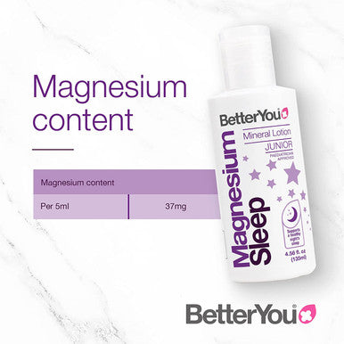 BetterYou Natural Magnesium Sleep Lotion for Kids, 4.5 Fl Ounce