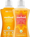 Method Laundry Variety Pack Laundry Detergent fabric Softener 53.5 Fl Oz (Ginger Mango)