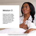 Thorne - Melaton-3-3 Mg Melatonin Supplement - Supports Normal Circadian Rhythms Restful Sleep & Relaxation - Nsf Certified For Sport - Gluten Dairy & Soy-Free 60 Capsules