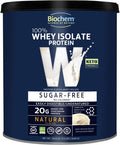 Biochem 100 Whey Isolate Protein Sugar Natural Flavor 24.6 oz Pre Post Workout Meal Replacement KetoFriendly 20g of Protein Easily Digestible Easy to Mix