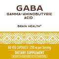 Enzymatic Therapy GABA Gamma Aminobutyric Acid 250 mg 60 VCaps
