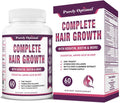 Premium Hair Growth For Women & Men - Hair Growth Vitamins W/ Biotin & Keratin - Prevents Hair Loss & Thinning, Supports Thicker Healthier Hair Growth - Supplement For All Hair Types, 60 Capsules