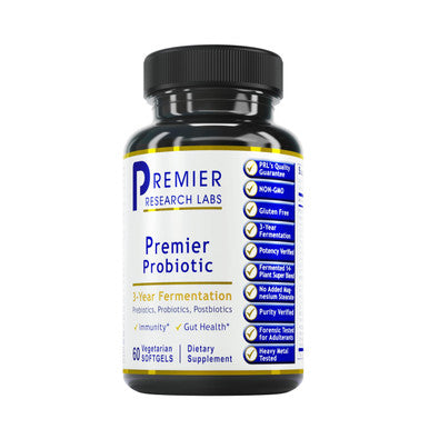 Premier Research Labs Probiotic Caps - Pre-, Pro-, And Post-Biotics - For Healthy Gut, Digestive Health & Immune Support - Benefi